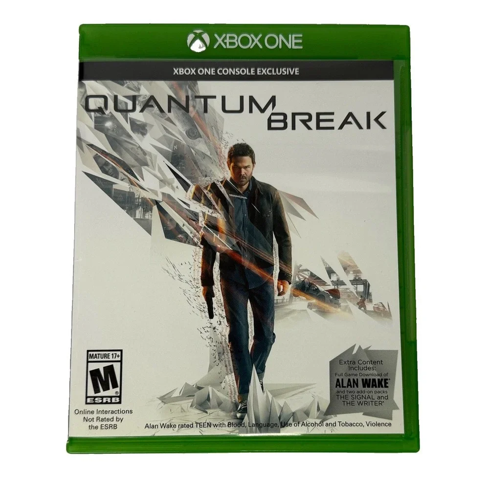 Quantum Break Xbox One Exclusive Video Game 2016 Edition, Microsoft Tested